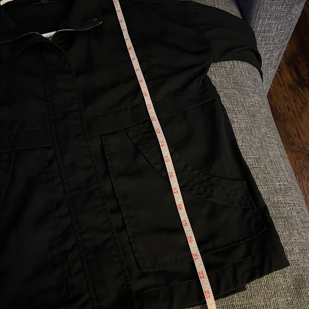 Black Lightweight Cargo Jacket - image 3